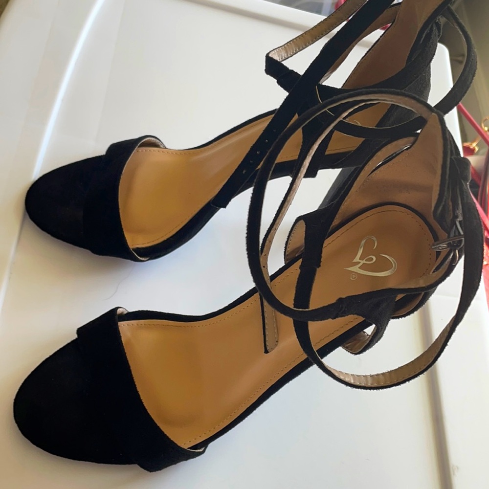Black high heels